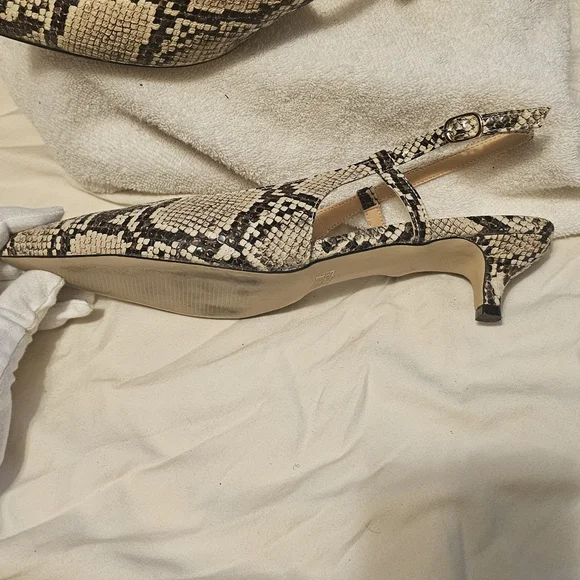 Kitten Heel Snakeskin Pump - Picture 2 of 11